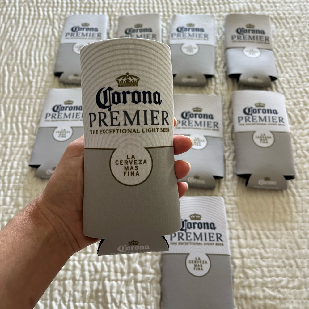 Corona Premier Gray Can Coolers